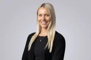 Corporate Headshot on Grey backdrop