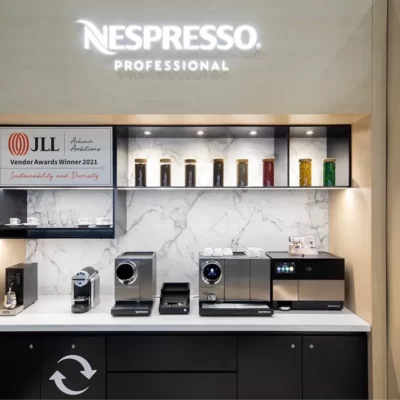 Nespresso Exhibition Stand MCEC