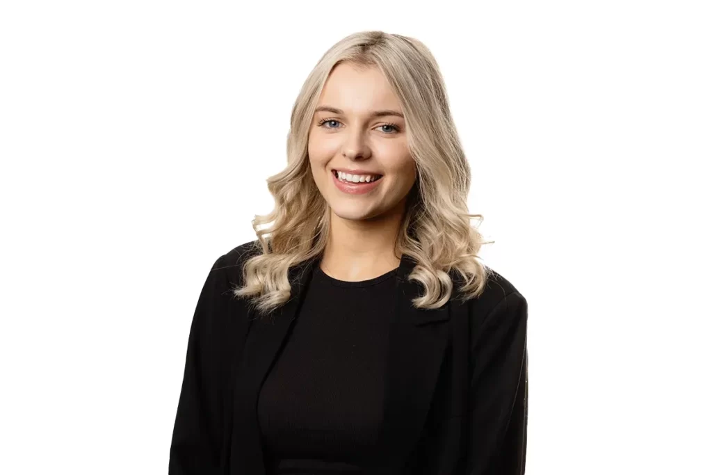 Female Corporate Headshot on White