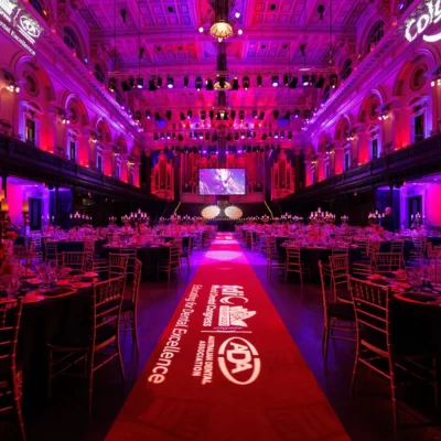 The Sydney Town hall room photo before doors open for an event